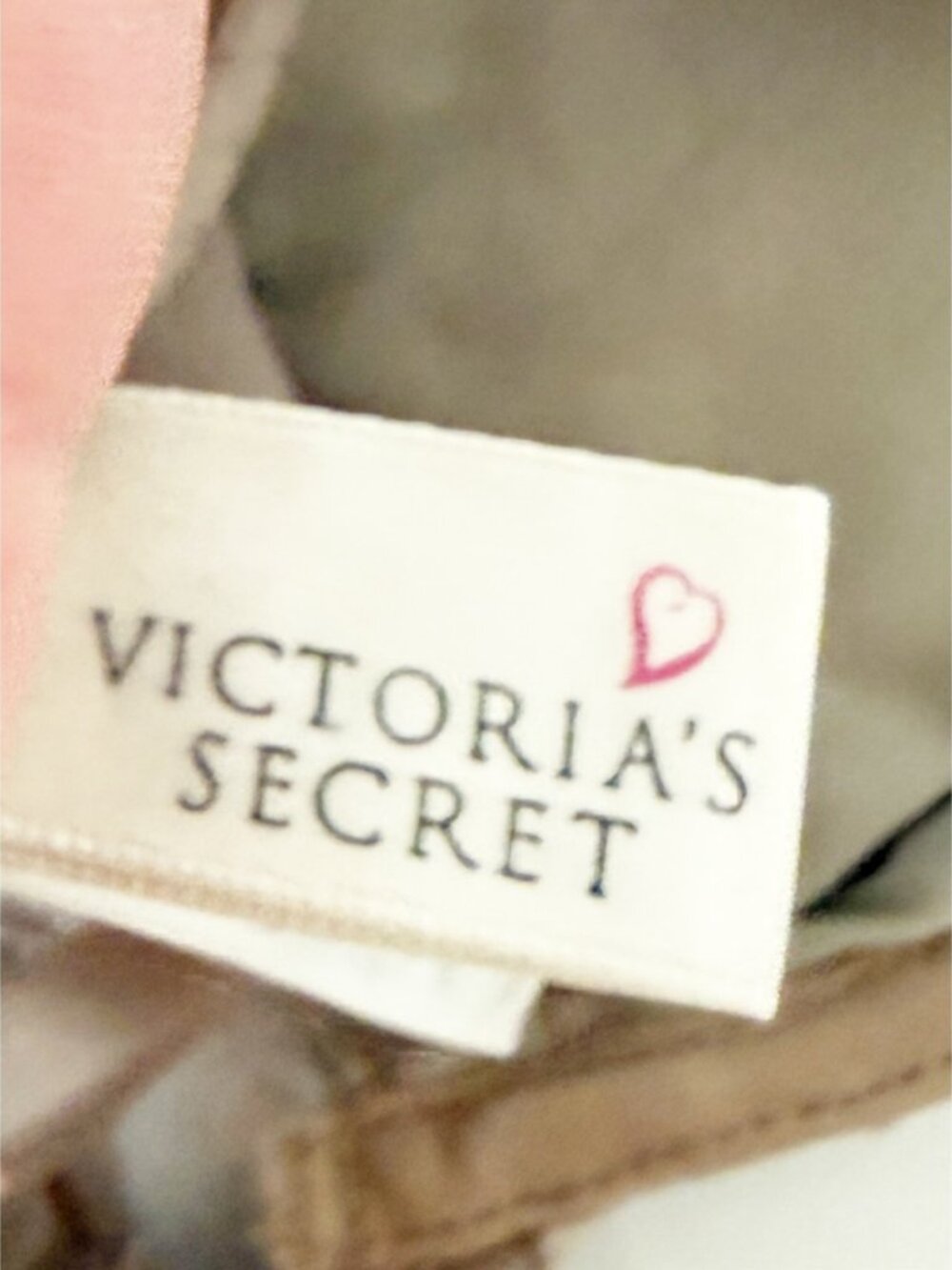 Vtg Victoria's Secret Second Skin Satin Padded Miracle Bra 34B Taupe Coquette - Picture 3 of 8